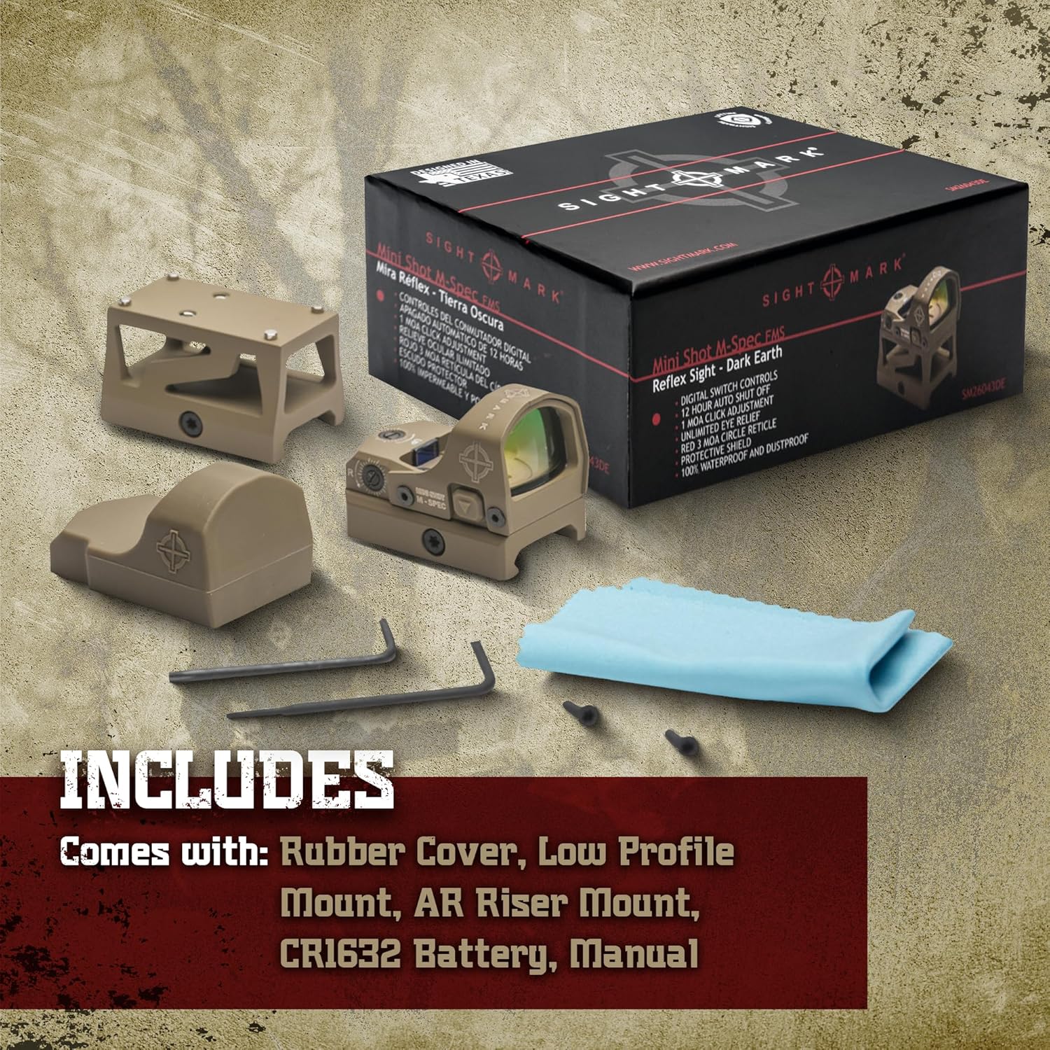 SIGHTMARK Mini Shot M-Spec FMS Reflex Sight Dark Earth